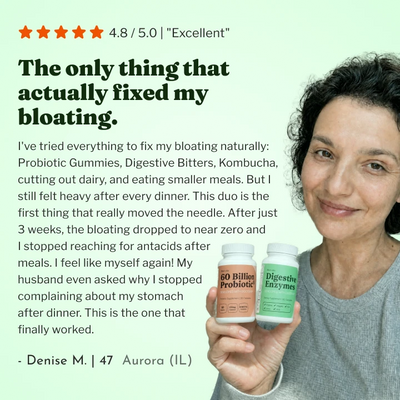 The Gut Duo - Digestive Enzymes + 60 Billion Probiotic Bundle - PDP