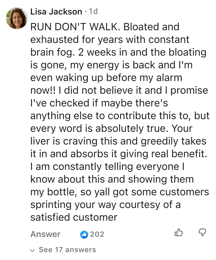 Happy Liver verified review