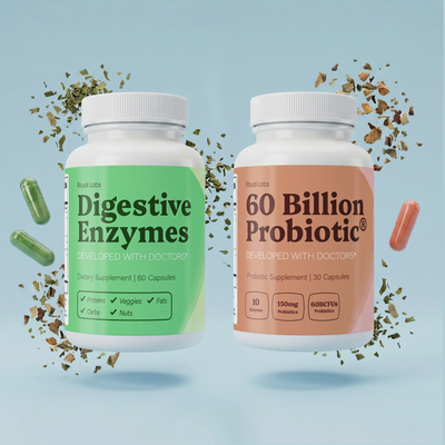 Digestive Enzymes + 60 Billion Probiotic Bundle